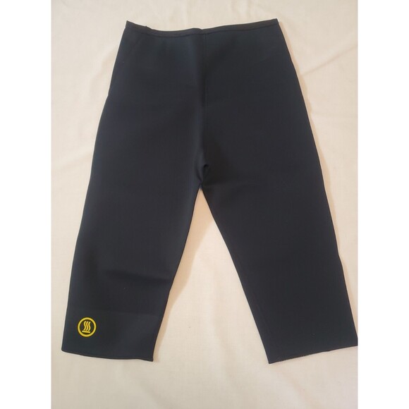 Hot Shapers Sweat Sauna Thermo Slimming High Waist Shorts Thigh Workout Sz Large - Picture 2 of 5